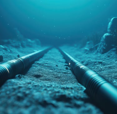Fiber-optic subsea cables and sensors