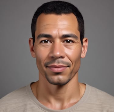 A satisfied customer giving a thumbs up in a modern office.