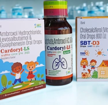pharmaceutical products portfolio India SBT Pharmaceuticals
