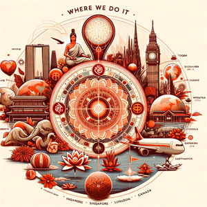 Yoga around the world