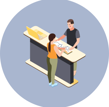 intercom receptioner