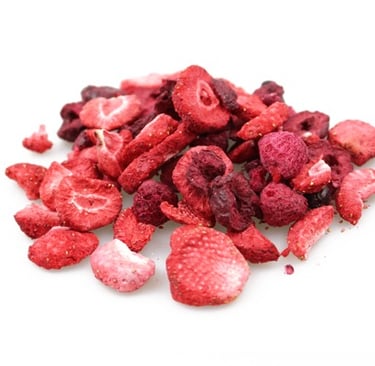 Les fruits lyophilisés