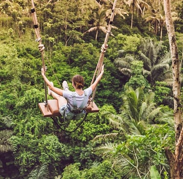 Swinging in Bali