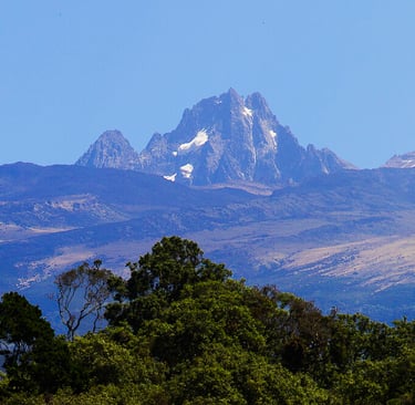 Snow Capped Mt. Kenya