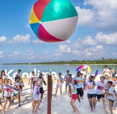 Family Fun Beach volley ball