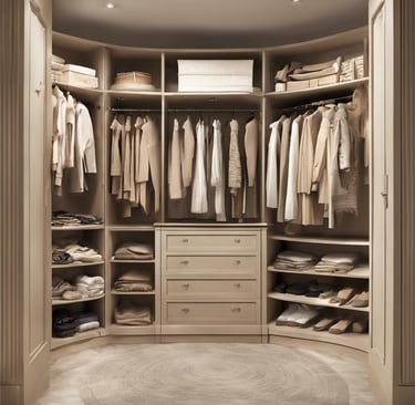 Een schone kast vol kleding, staat voor garderobeplanningsservice