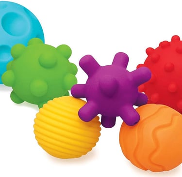 balles sensorielles texturées pour bébé, stimule le toucher, la motricité fine et l’éveil