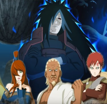 Madara Uchiha vs. os Cinco Kages: A Batalha Épica que Redefiniu o Poder em Naruto