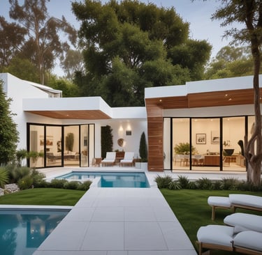 modern ADU White colors