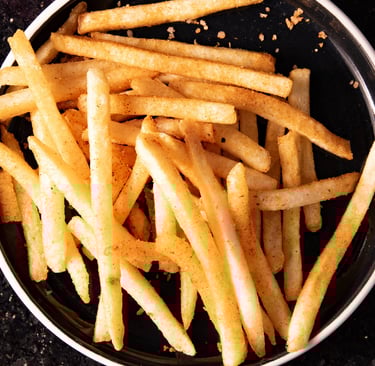Seasoned fries at cloud 9 hookah las vegas