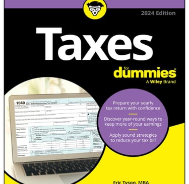 Taxes  For  Dummies 2024 Edition: A beginner-friendly book to help you confidently file your taxes