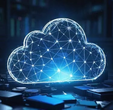 a digital glowing cloud meaning accurate and truthful internet data