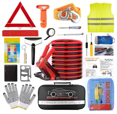 Car Roadside Emergency Kit