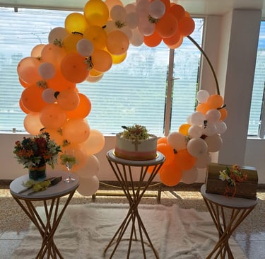  Decoración de eventos especiales, cumpleaños, aniversarios