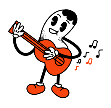 Strumming the G7 chord