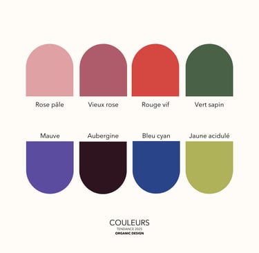 une palette de couleurs