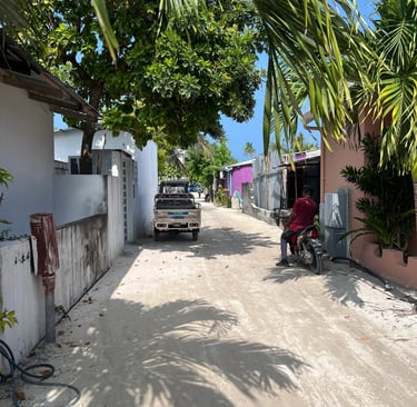 Una delle vie di Dhigurah