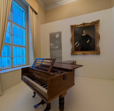 a piano that belonged to Beethoven, now housed in the Hungarian National Museum in Budapest, Hungary