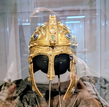 4th century CE Roman parade helmet in the Museum of Vojvodine Novi Sad, Serbia