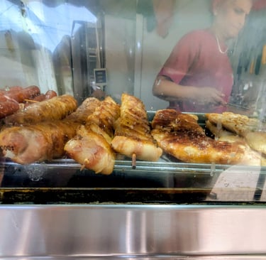 gilled meats at Kod Ujche in Nis Serbia