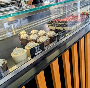 Melie baker desserts in Thessaloniki Greece