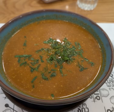 duck soup from Salobie Bia in Tbilisi Georgia 