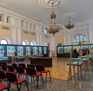 exhibits at Kutaisi State Historical Museum in Kutiaisi Georgia