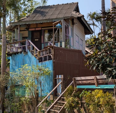 a small bungalow in Pai, Thailand