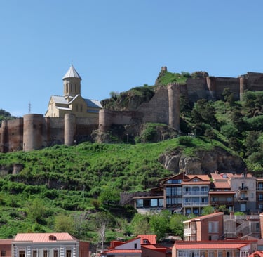 Narikala Fortress above Tbilisi, Georgia