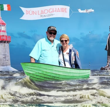 Lady and The Pirate in Dun Laoghaire, the port for Dublin!