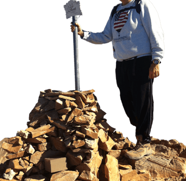 The Pirate atop Frenchman Mountain (December 6th, 2012)