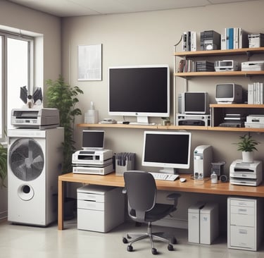 A vintage typewriter with a sheet of paper that has the word 'EDTECH' typed on it. The typewriter casing is dark green and the setting appears to be on a light wooden surface.