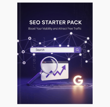 Cover book for SEO Starter Pack: Boost Your Visibility and Attract Free Traffic