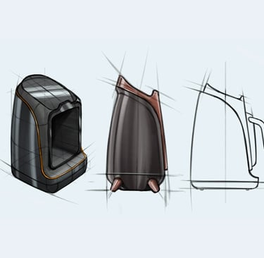 industrial design, concept design, ergonomics, user experience, usability, design language, CMF