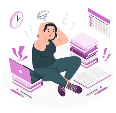 situation d'épuisement au travail