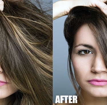 Professional Hair Retouching 