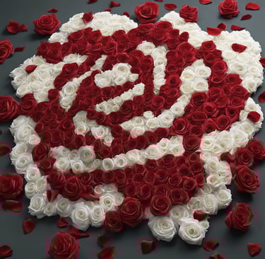 red and white square illustration