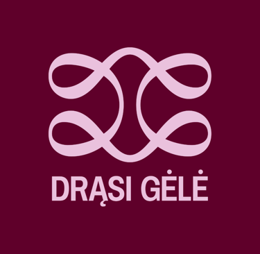 Drąsi gėlė logo
