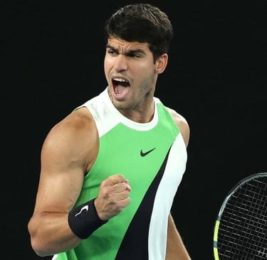 Carlos Alcaraz Novak Djokovic grand slam