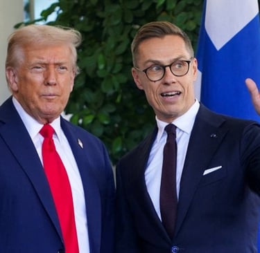 Alexander Stubb ja Donal Trump jäänmurtajakauppa