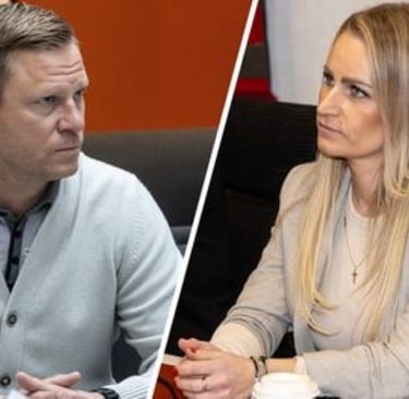 Helena Koivu ja Mikko Koivu