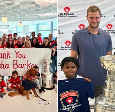 Aleksander Barkov Joe DiMaggio Children’s Hospital
