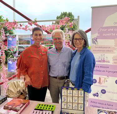 Olf'Active au forum des association 13 septembre 2025 Grasse avec Philippe Massé de Prodarom