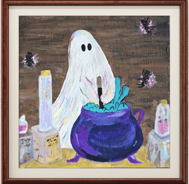 ghost cooking painting