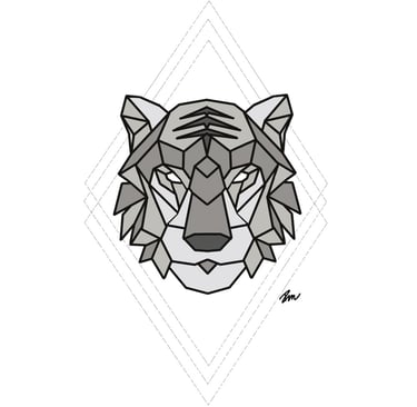 tigre Dessin digital 
