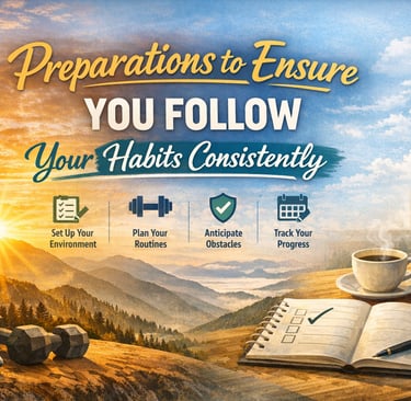 Discover practical and proven preparations to make habit-building effortless.