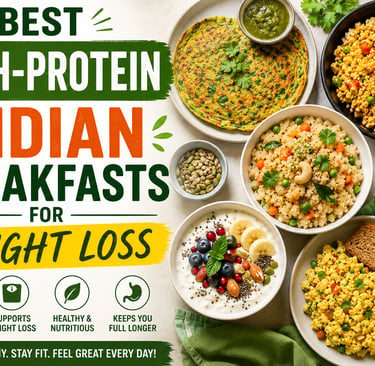 High Protein Breakfasts for Weight loss