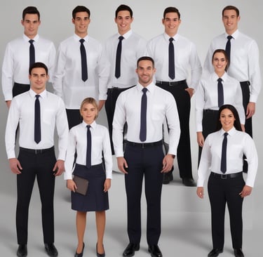 person standing near the stairs