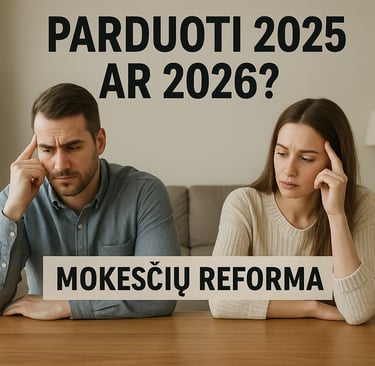 buto pardavimas 2026