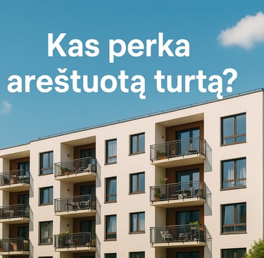 areštuotas su skolomis